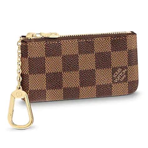 lv key pouch damier ebene|damier ebene key pocket.